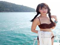 景洪陪游女孩美妆网红班⽔之